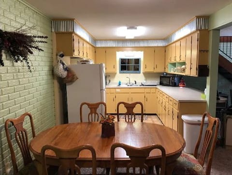 Kitchen and dining area