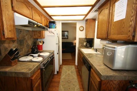Galley style full kitchen