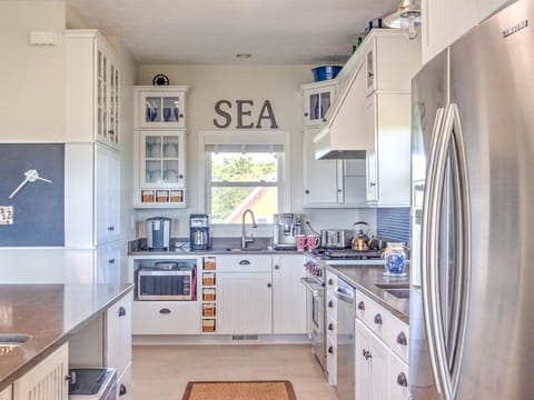 The kitchen is fully stocked for all your cooking needs