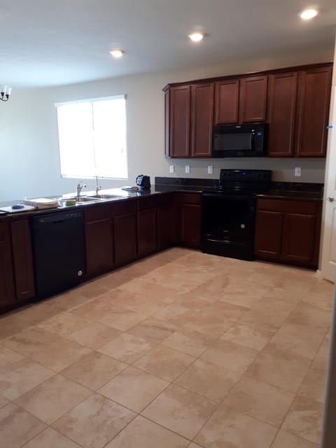 Kitchen with huge counter space