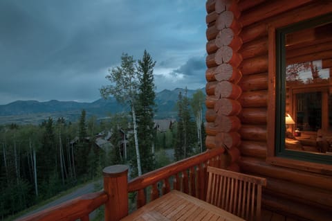 Deck off the dining area