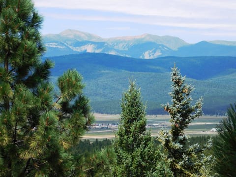  Serenity and nature in it's grandeur; the Rockies looking off the patio deck!