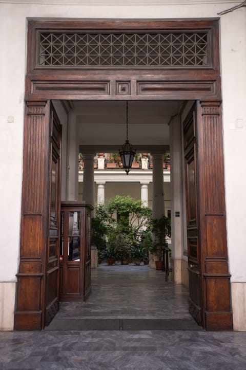 Interior entrance