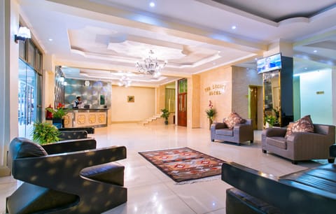 Lobby sitting area