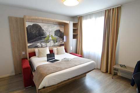 Get a peaceful night sleep in our cozy bedroom.