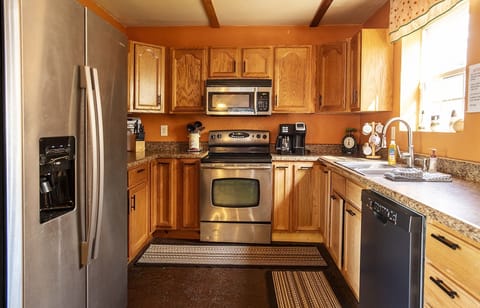 Downstairs kitchen area