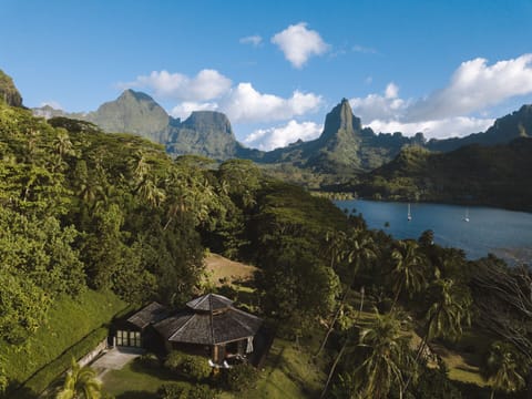 Home with Mount Mouaputa (Bali Hai) in the backgroud