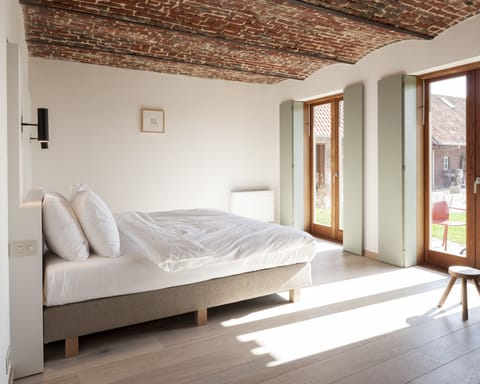 Double Room | Premium bedding, desk, laptop workspace, blackout drapes