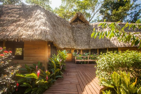 The Lodge where meals are served, and a good place to hang out.