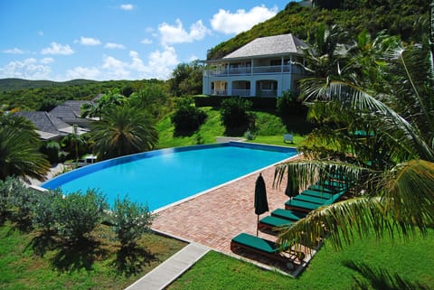 Image taken from our apartment balcony  looking over the Infinity pool 