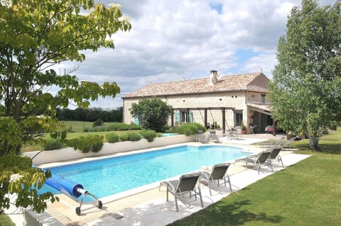 Heated south-facing pool and terrace.