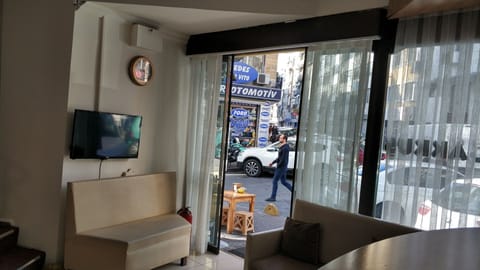 Interior entrance