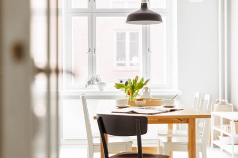 Premium Apartment, 1 Queen Bed with Sofa bed, Non Smoking, City View | Private kitchen | Full-size fridge, microwave, oven, stovetop