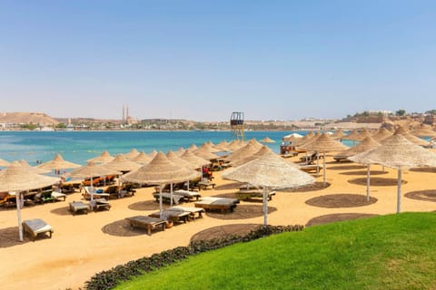 Private beach, beach bar