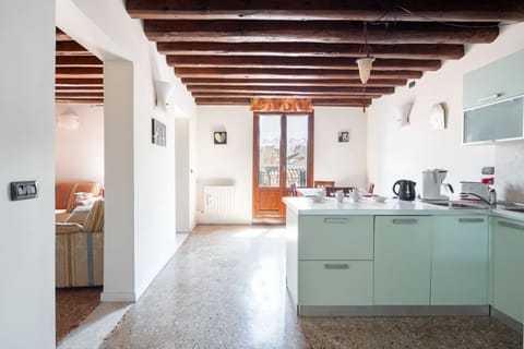 Apartment, 2 Bedrooms | Private kitchen | Full-size fridge, microwave, oven, stovetop
