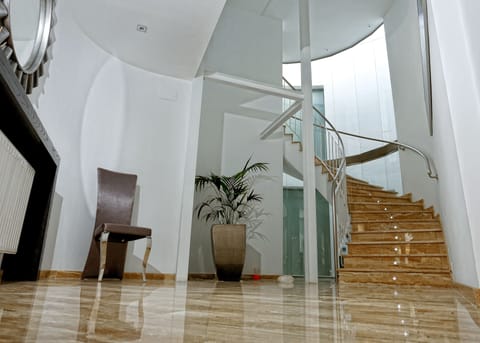 Interior entrance