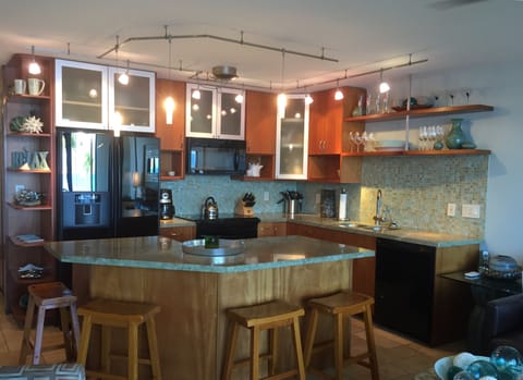 Completely stocked kitchen
