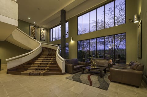Interior entrance