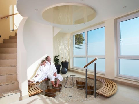 Facials, manicures and pedicures, massages