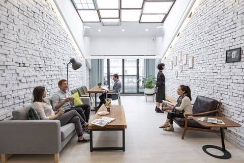 Lobby sitting area