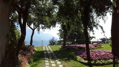 Belvedere Principessa di Piemonte in front of the apartment