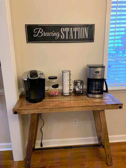 Come brew your favorite cup of joe at the brewing station 