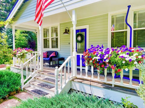 Front porch in summer!