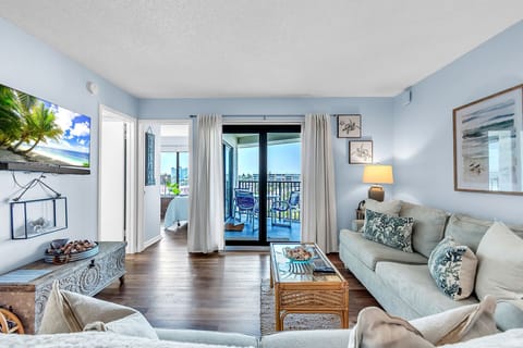 Living Room with Balcony Access