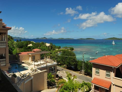 That's St Thomas you're looking at from our balcony
