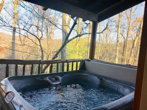 You can’t beat all this relaxation anywhere else in this 4 person hot tub