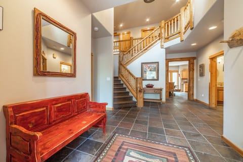 Spectacular Grand Entry / Custom Log Work Throughout