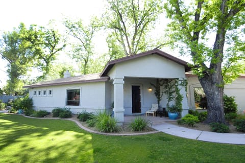 Tucked behind the owner's historic 1920s bungalow sits your contemporary retreat