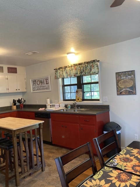 Kitchen dining area for four.