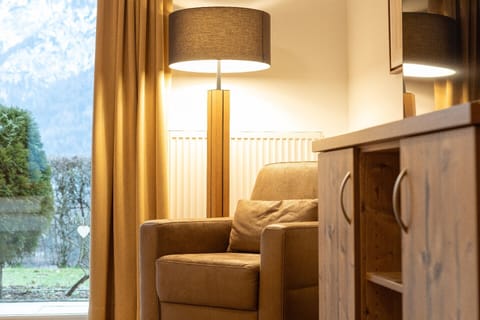 Superior Chalet, Multiple Beds, Non Smoking, Mountain View | Living area | Flat-screen TV, fireplace