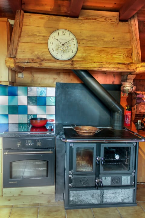 kitchen - your choice of modern ceramic electric or new wood cook stove!