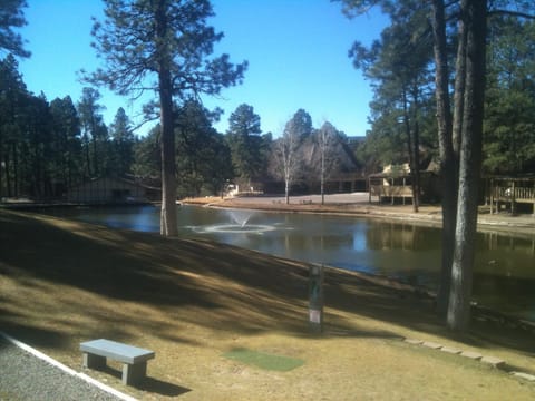 Right outside looking off my deck
