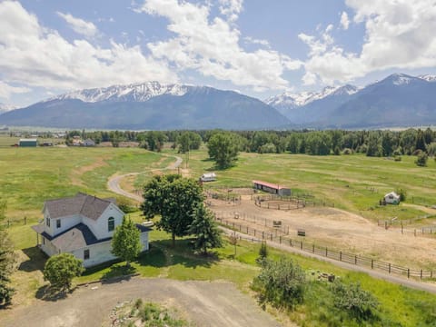 At the base of the Wallowa Mountains and one mile from Joseph, Oregon. 