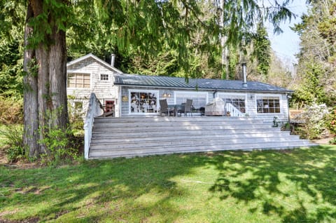 The deck is a great place to hang out and enjoy the view.