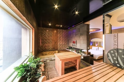 VIP | Bathroom | Separate tub and shower, free toiletries, hair dryer, bathrobes