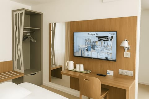 Standard Studio, 1 Queen Bed | Individually furnished, desk, blackout drapes, soundproofing