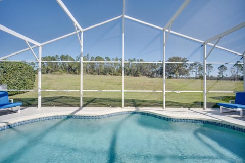 View from pool deck of 9th Fairway