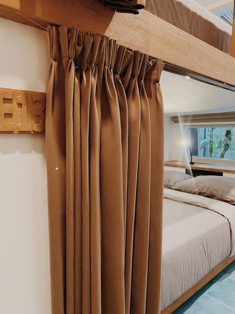 Shared Dormitory, Mixed Dorm, Courtyard View | In-room safe, blackout drapes, free WiFi, bed sheets