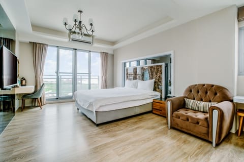 Grand Double Room, Balcony, Partial Ocean View | Desk, laptop workspace, rollaway beds, free WiFi