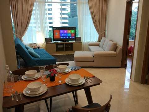 Living room decorated to make you feel at home