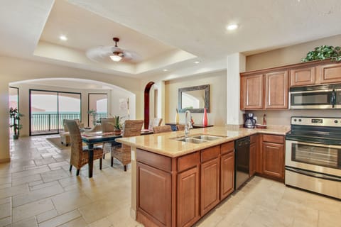 Entry to Kitchen, Dining Room and Living Room