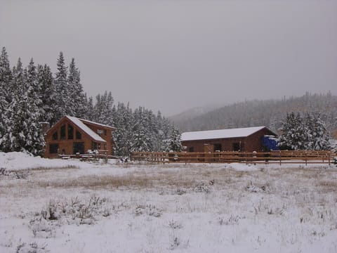 Winter view from edge of the property