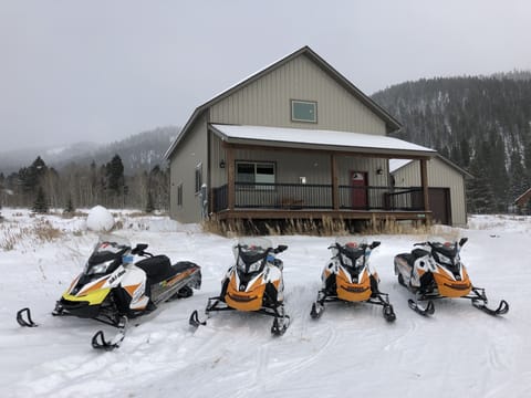 Snowmobile from Lodge to Lions Head just 2 miles away!