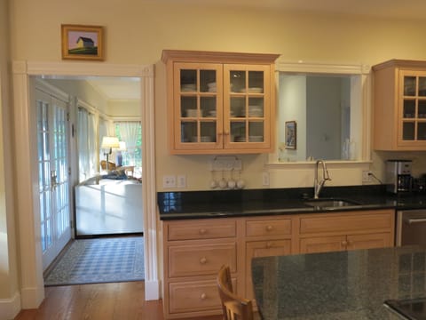 Kitchen to living room and farmer's porch