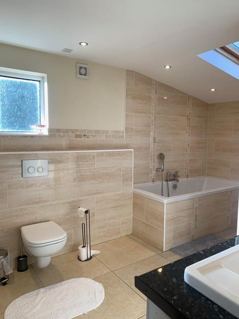 Deluxe Double Room | Bathroom | Shower, rainfall showerhead, free toiletries, towels