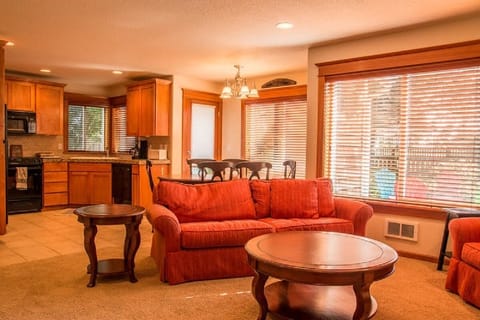 Open Living, Dining and Kitchen